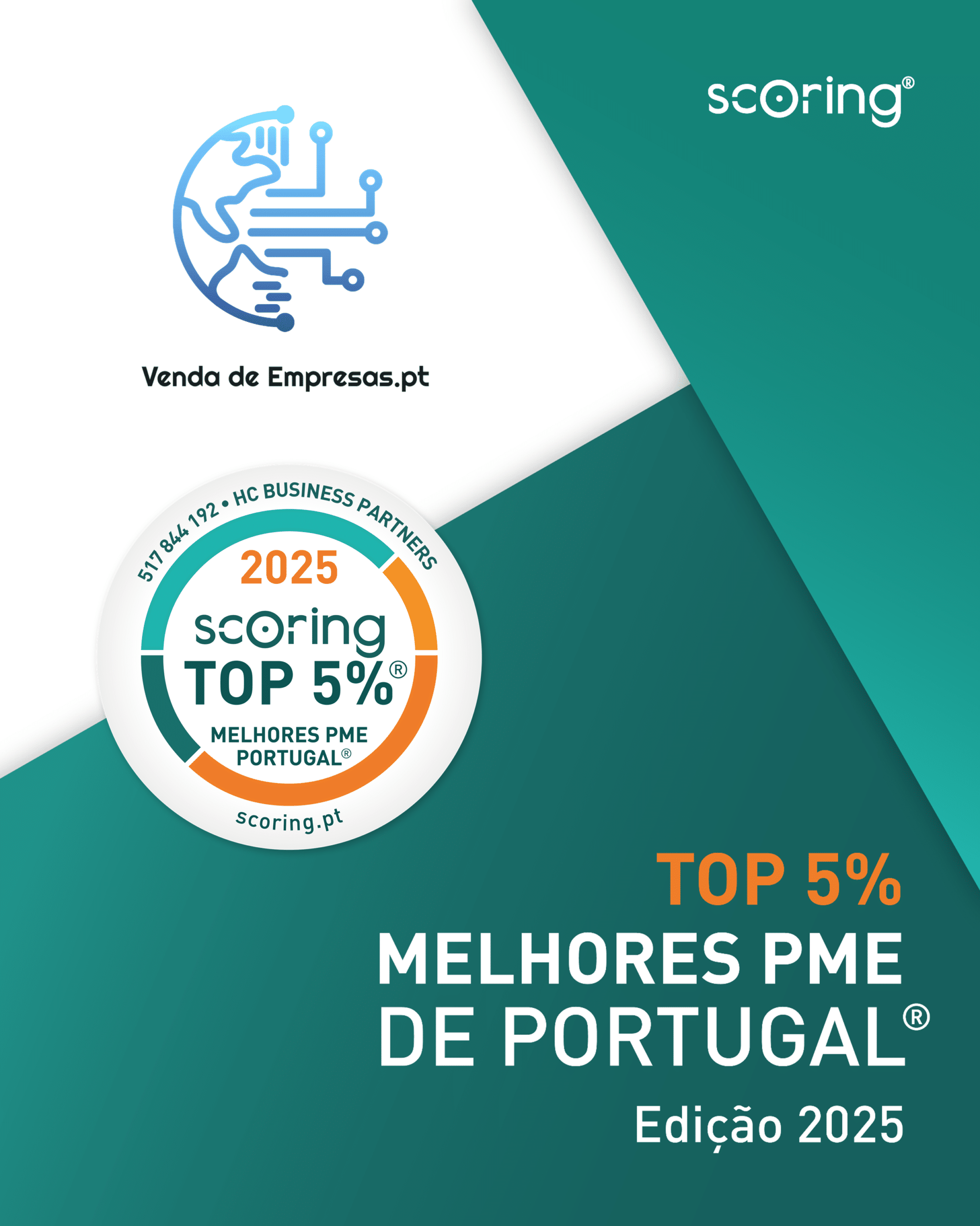 HC BUSINESS PARTNERS - Top 5% Melhores PME de Portugal