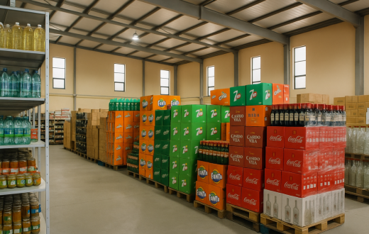 Distribuidora de Bebidas e Café.