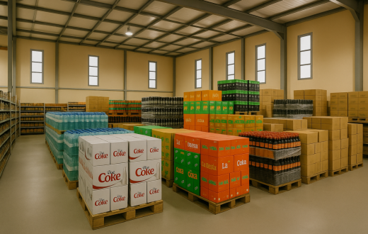 Distribuidora de Bebidas e Café.